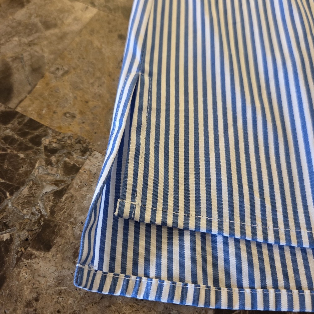 J. Crew sz 2P striped sleeveless tunic top NWT‎ pleats ruffles casual preppy - Picture 14 of 14